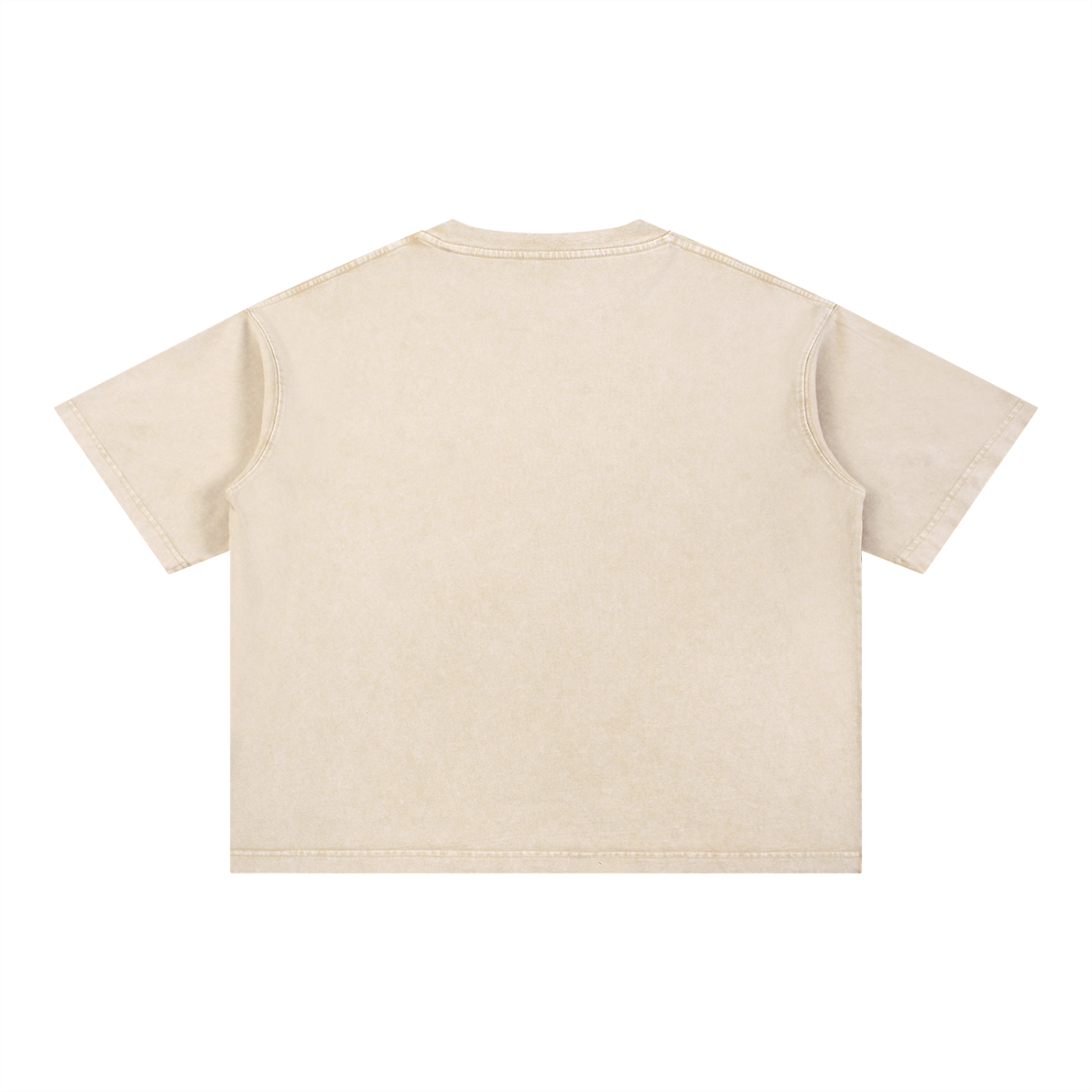 Mineral Wash Boxy Cotton T-Shirt (Cropped)