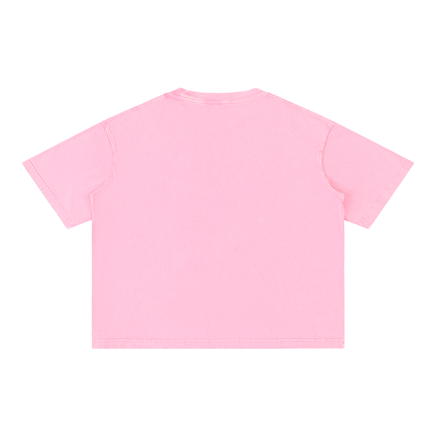 Mineral Wash Boxy Cotton T-Shirt (Cropped)