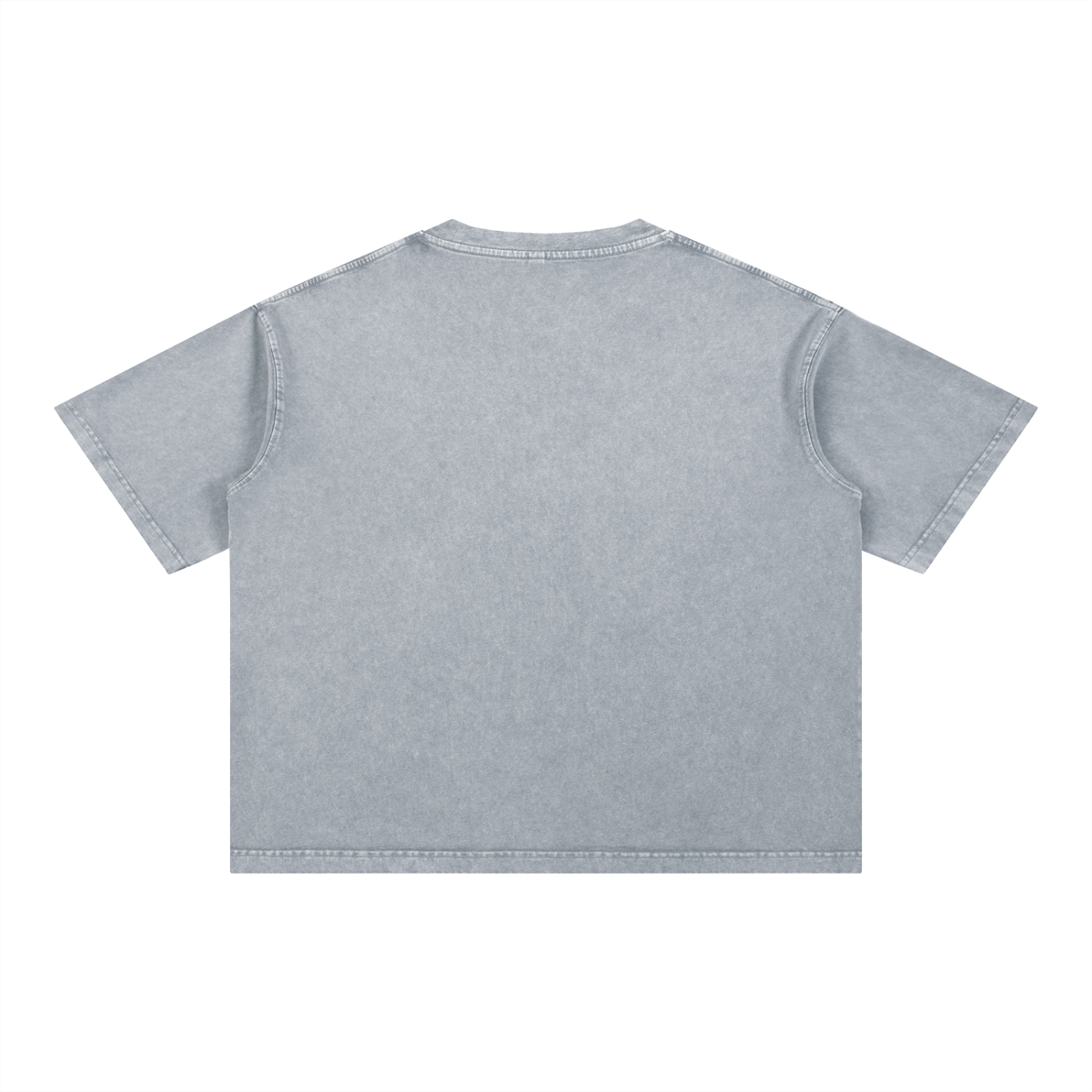Mineral Wash Boxy Cotton T-Shirt (Cropped)