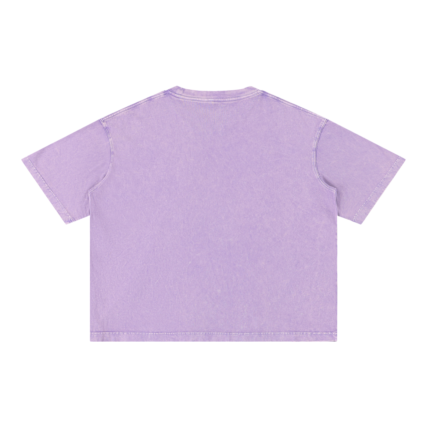 Mineral Wash Boxy Cotton T-Shirt (Cropped)